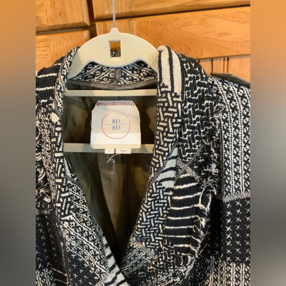 Chic Patchwork Women's Blazer - Picture 2 of 5